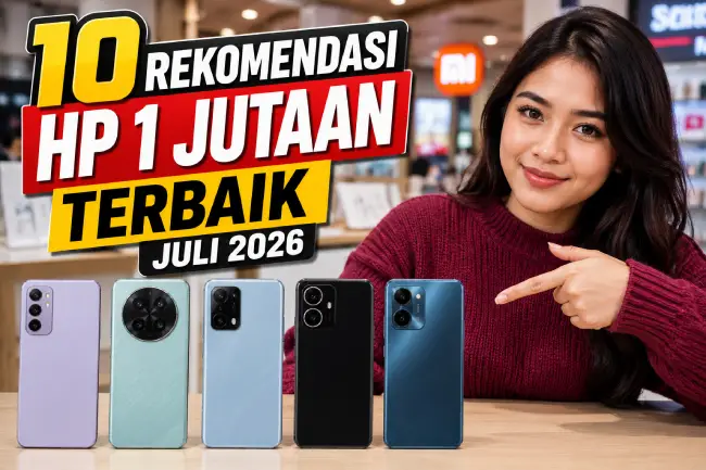 10 Rekomendasi HP 1 Jutaan Terbaik Juli 2026 – Performa Gahar!