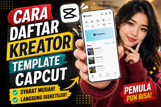 Cara Daftar Kreator Template CapCut 2026, Panduan Lengkap agar Bisa Menghasilkan Dolar