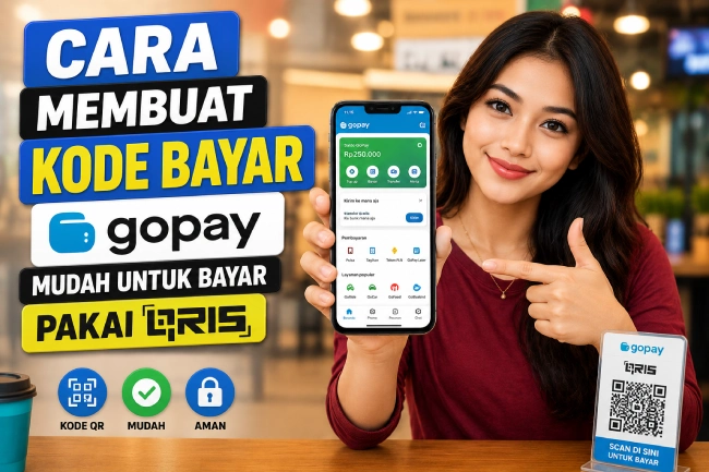 Cara Membuat Kode Bayar di Aplikasi GoPay, Mudah untuk Bayar Pakai QRIS
