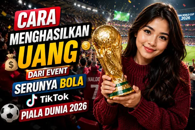 Cara Menghasilkan Uang dari Event Serunya Bola TikTok Piala Dunia 2026